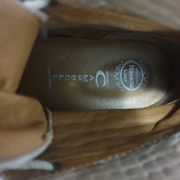 Jeffrey Campbell AUS10 tan leather hitop sneakers - Picture 11 of 11